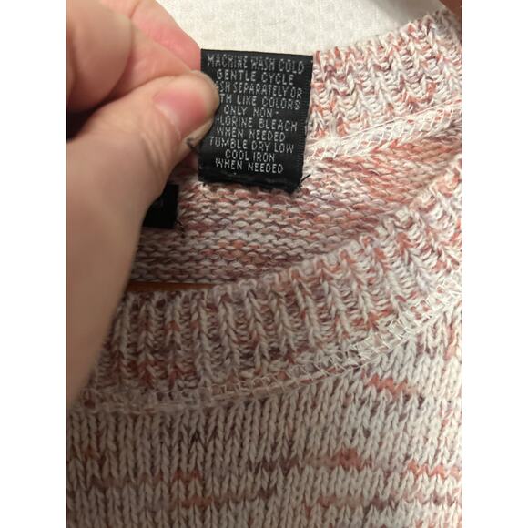 Preswick & Moore Multicolor Crew Neck Long Sleeve Front‎ Pocket Sweater Size M - Picture 6 of 9